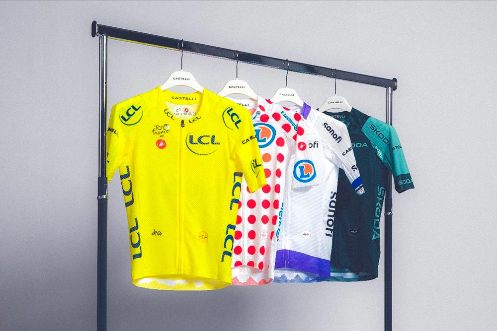 Castelli dévoile les maillots officiels des leaders du Tour de France et du Tour de France Femmes avec Zwift 2027