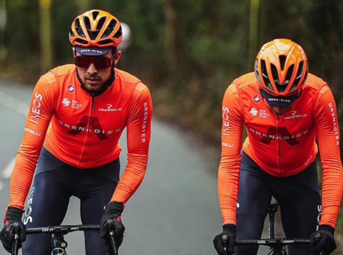 Casque velo orange fluo online