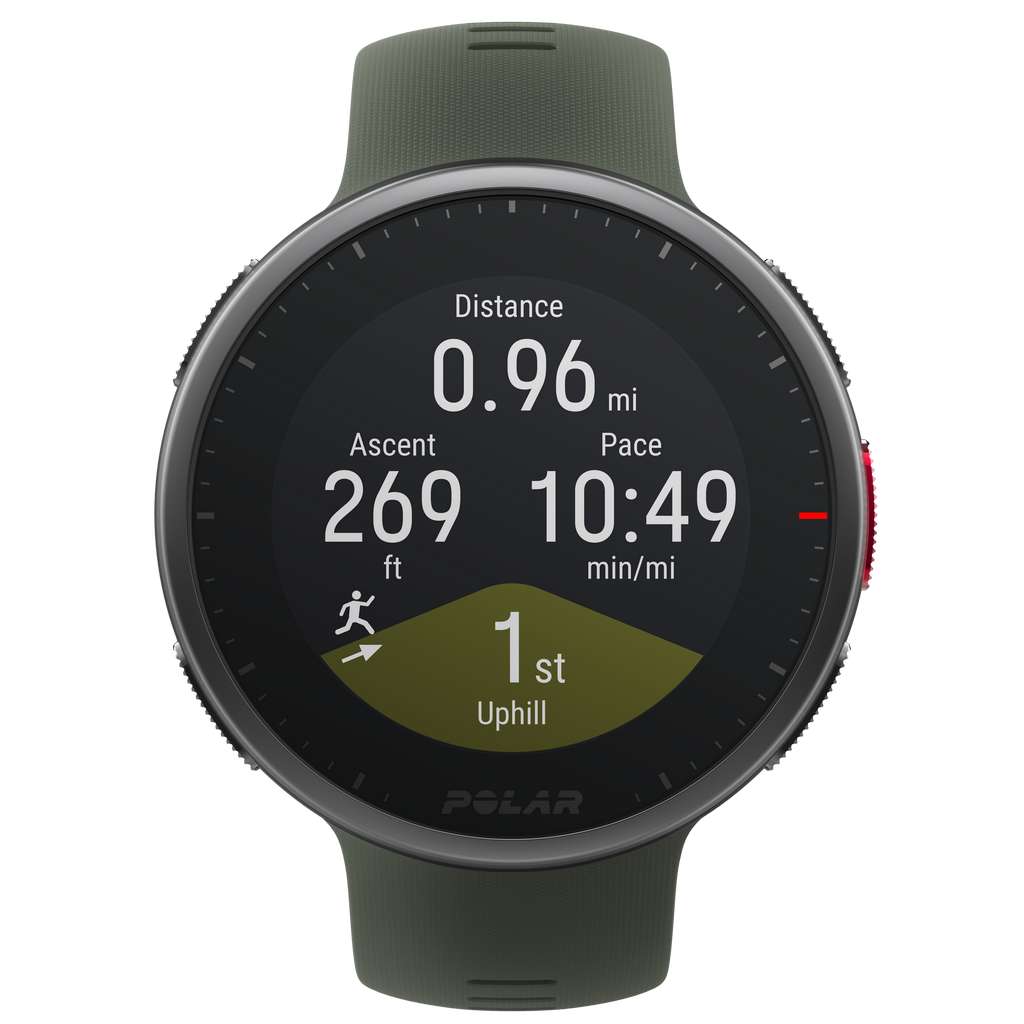 Montre connectée Polar Vanatge M noir GPS Multisport avec cardio au