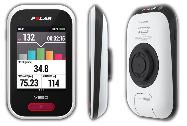 Garmin v650 top