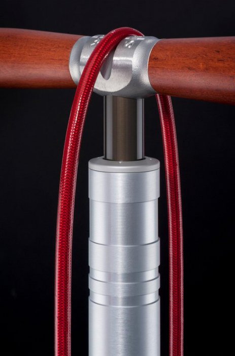 Pompe à Vélo Silca SuperPista Ultimate – Rouge Et Argent, Manomètre, 160 Psi, Made In USA