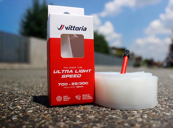 Nouvelle chambre à air TPU Ultra Light Speed par Vittoria - Matos