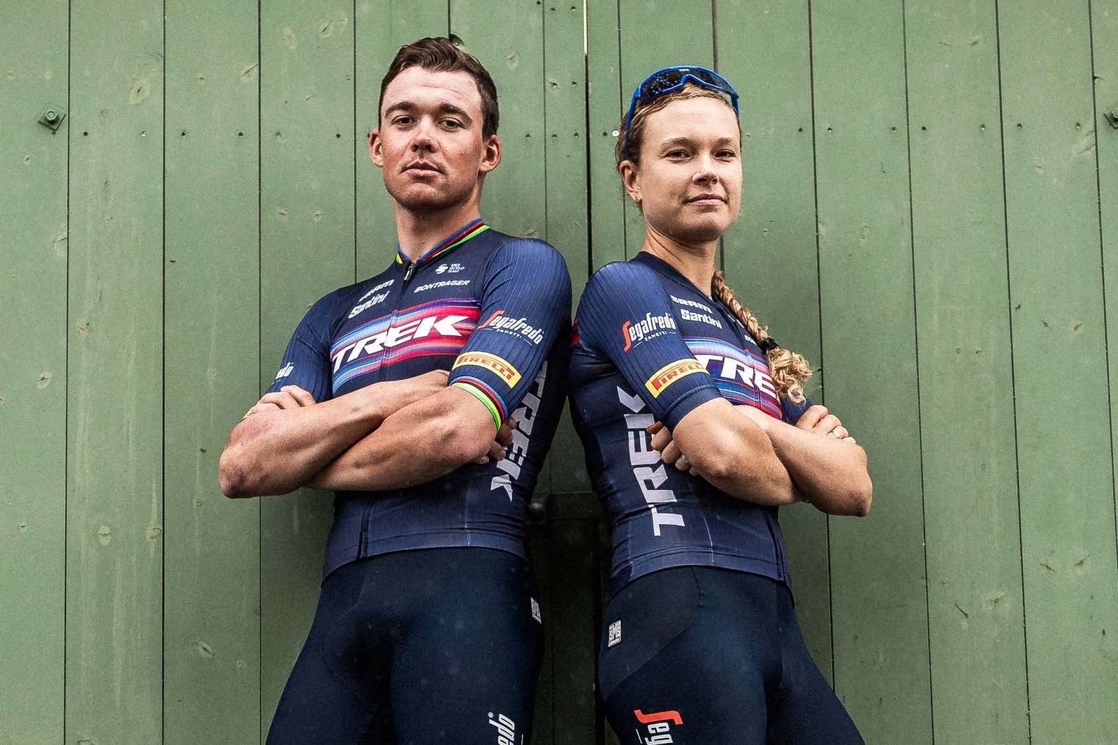 Une meme tenue pour les equipes hommes et femme de Trek Segrafredo Matos velo actualites velo de route gravel et tests de materiel cyclisme