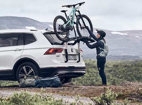 Porte vélos suspendu pour un gain de place maximal