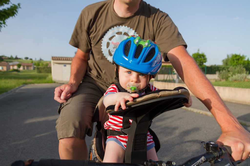 Weeride Safe Front Deluxe : test d'un siège vélo enfant avant pratique