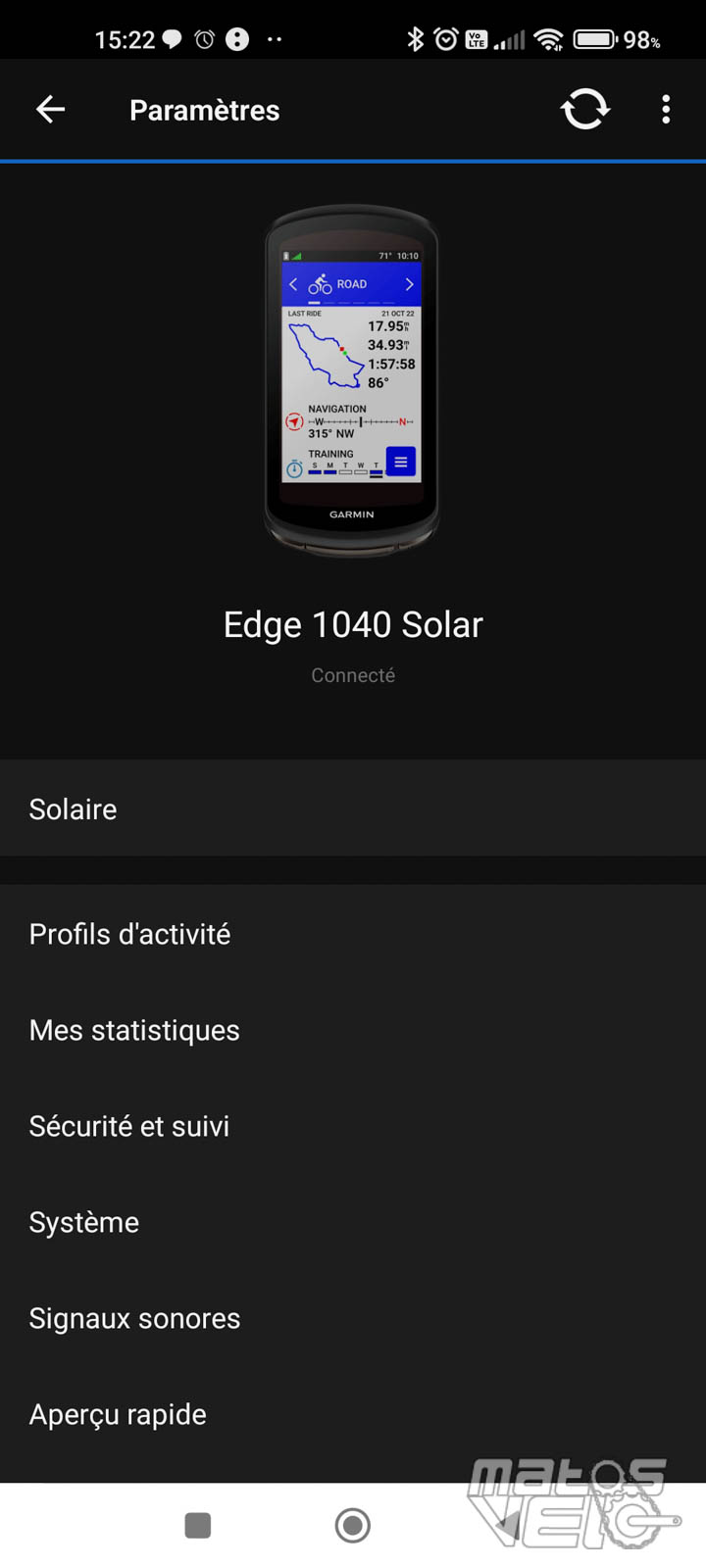 Test⎜GPS Garmin Edge 1040 Solar : le roi de l'autonomie ⋆ Vojo