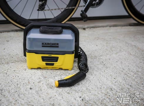 Test du nettoyeur à pression portable et autonome KARCHER OC3 - Matos vélo,  actualités vélo de route et tests de matériel cyclisme