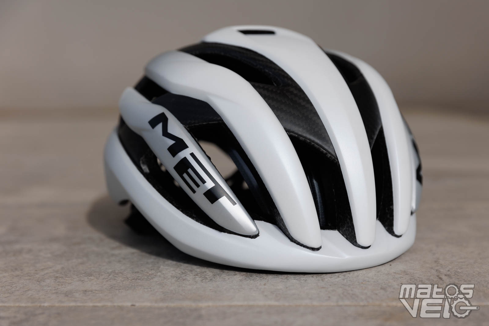 Casque vélo Met Trenta Road homme blanc