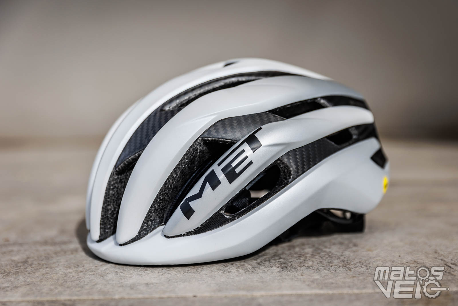 Casque vélo Met Trenta Road homme blanc