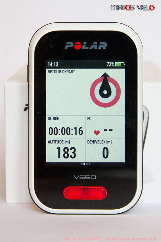 Polar - V650 - Compteur Vélo GPS Intégré - Mixte Adulte - Blanc Moyen :  : Sports et Loisirs