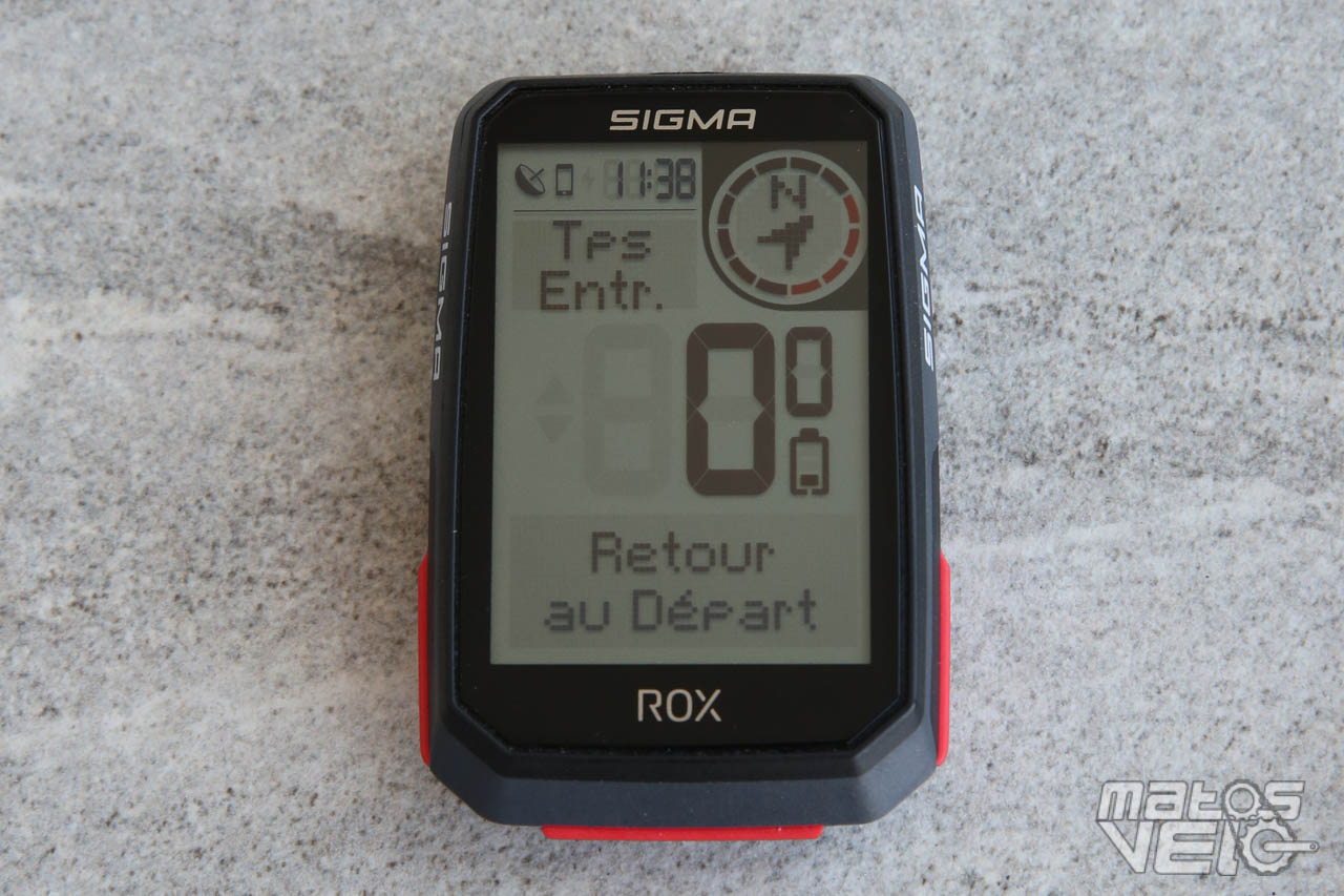 Compteur GPS Sigma Rox 4.0 noir (+ capteur vitesse - cadence - cardio) -  Accessoire vélo sur La Bécanerie