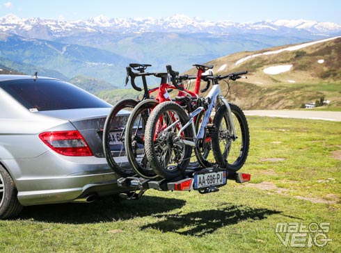 Test du porte-vélos sur attelage Thule EasyFold XT 3 vélos