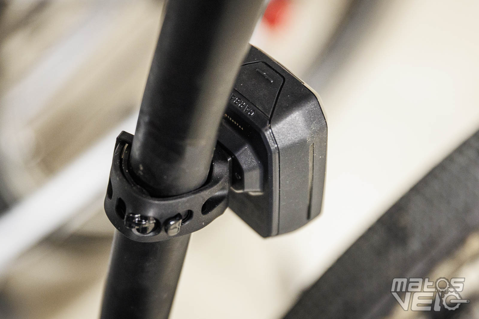 Support Sous Selle Pour Feu Arrière Et GPS Vélo - Compatible Garmin Varia 515, Bontrager/Trek - Léger En Plastique Renforcé Fibre - Taille S