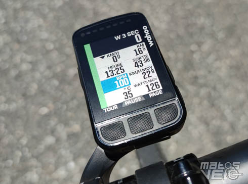 Essai du compteur Wahoo Elemnt Bolt V2 avec écran couleurs - Matos