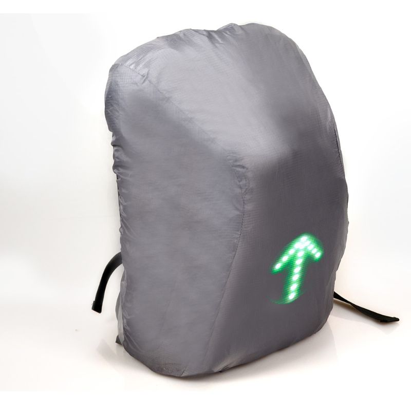 Test Moonride : un sac a dos vélo a affichage Led