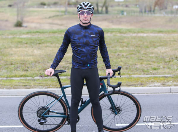 maillot de vélo homme temps frais - hiver